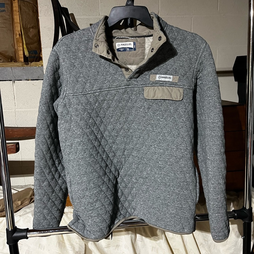 Magellan Outdoors Gray and Tan Jacket